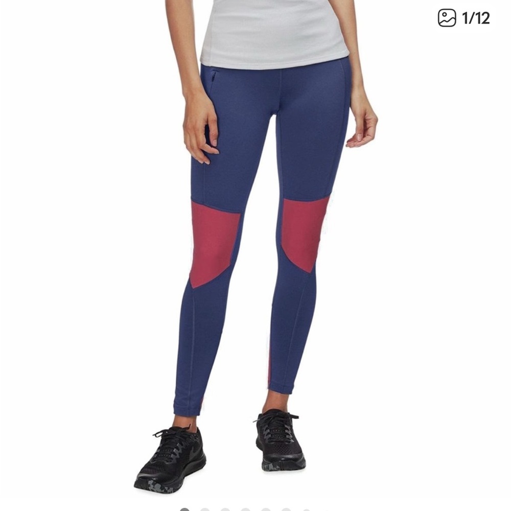 Marmot Women's Trail Bender Tights Arctic Navy/Claret hiking climbing size s